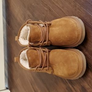 Women's UGG fleece lined ankle boots